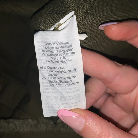 Madewell Raw-Hem A-Line Mini Skirt in Kale - Picture 9 of 9